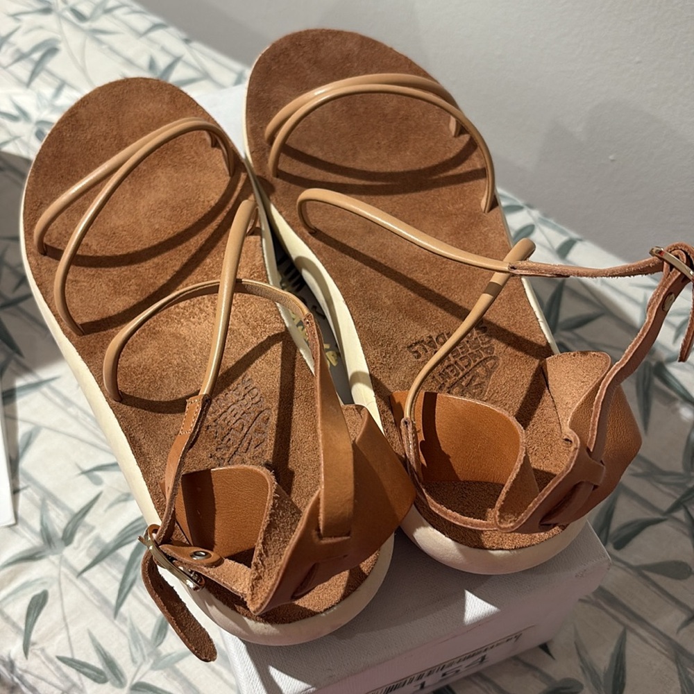 Ancient Greek NWT Leather Sandals Anastasia Comfort - Picture 8 of 9